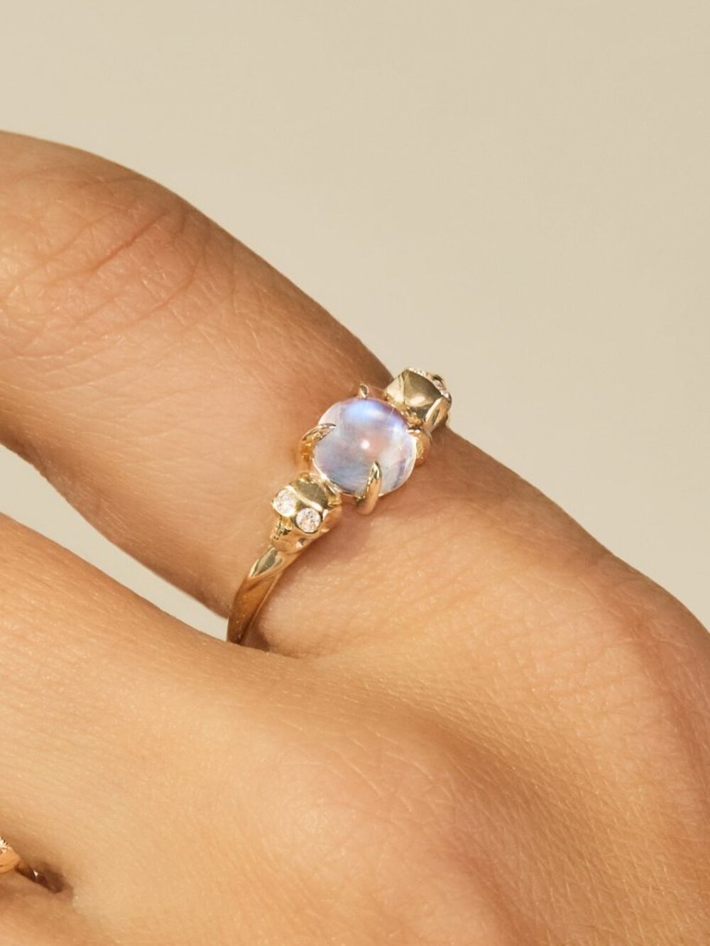 Catbird Love You Forever Skull Ring, 14k Yellow Gold - Size 7 - NWT - Picture 2 of 5